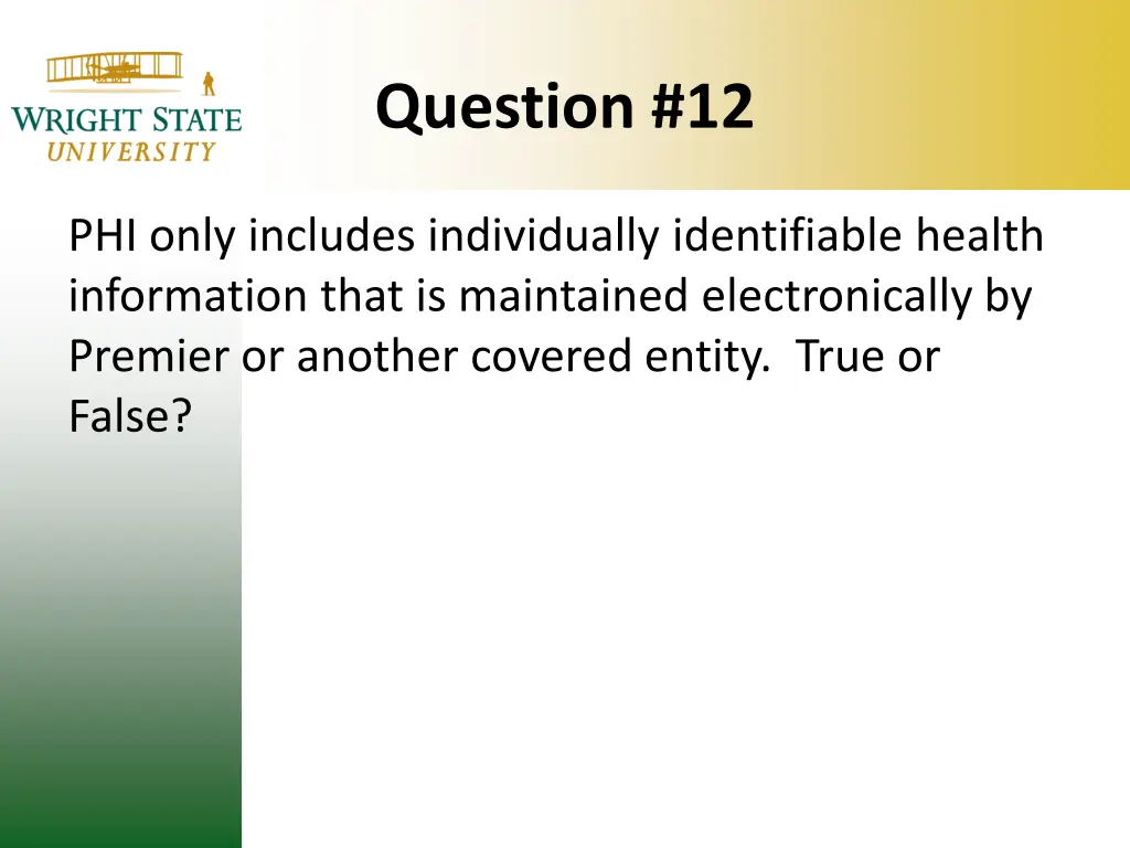 question 12