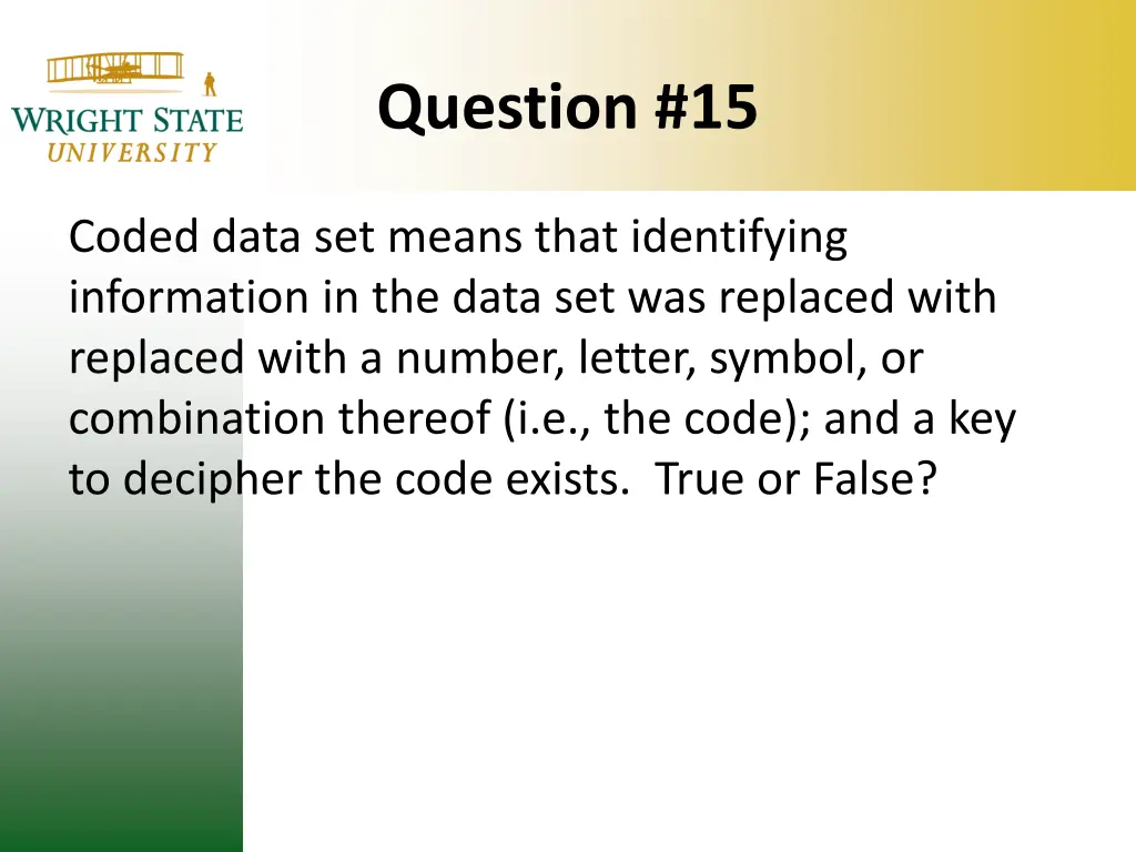 question 15