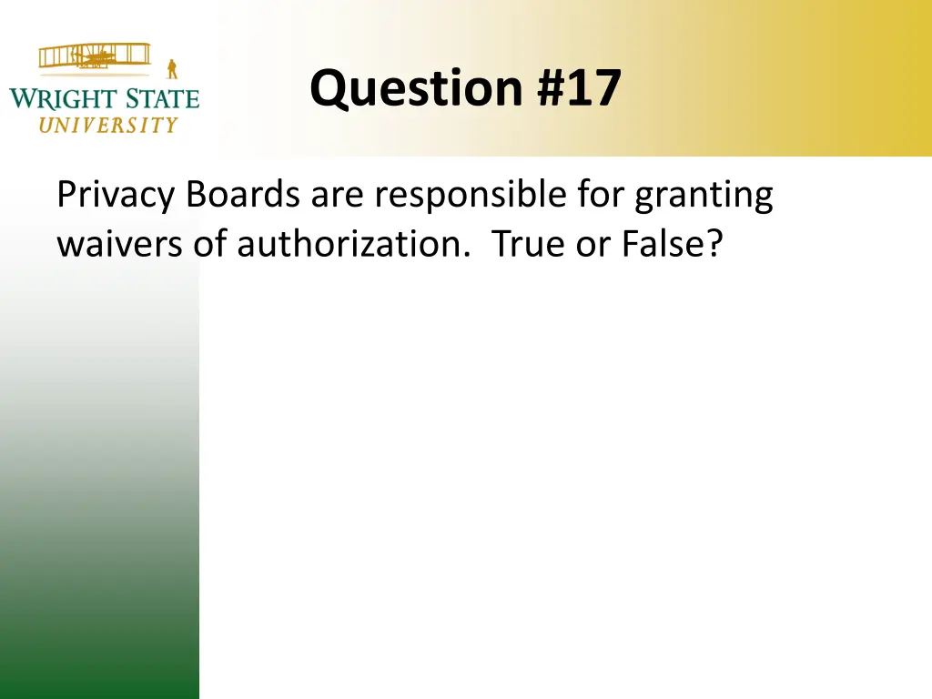 question 17