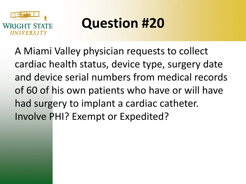 question 20