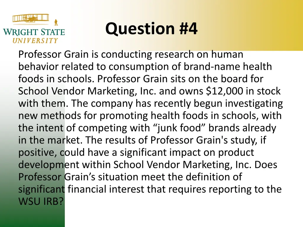 question 4