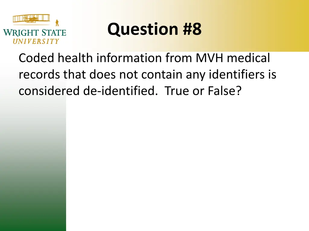 question 8