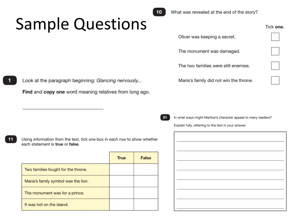 sample questions 1