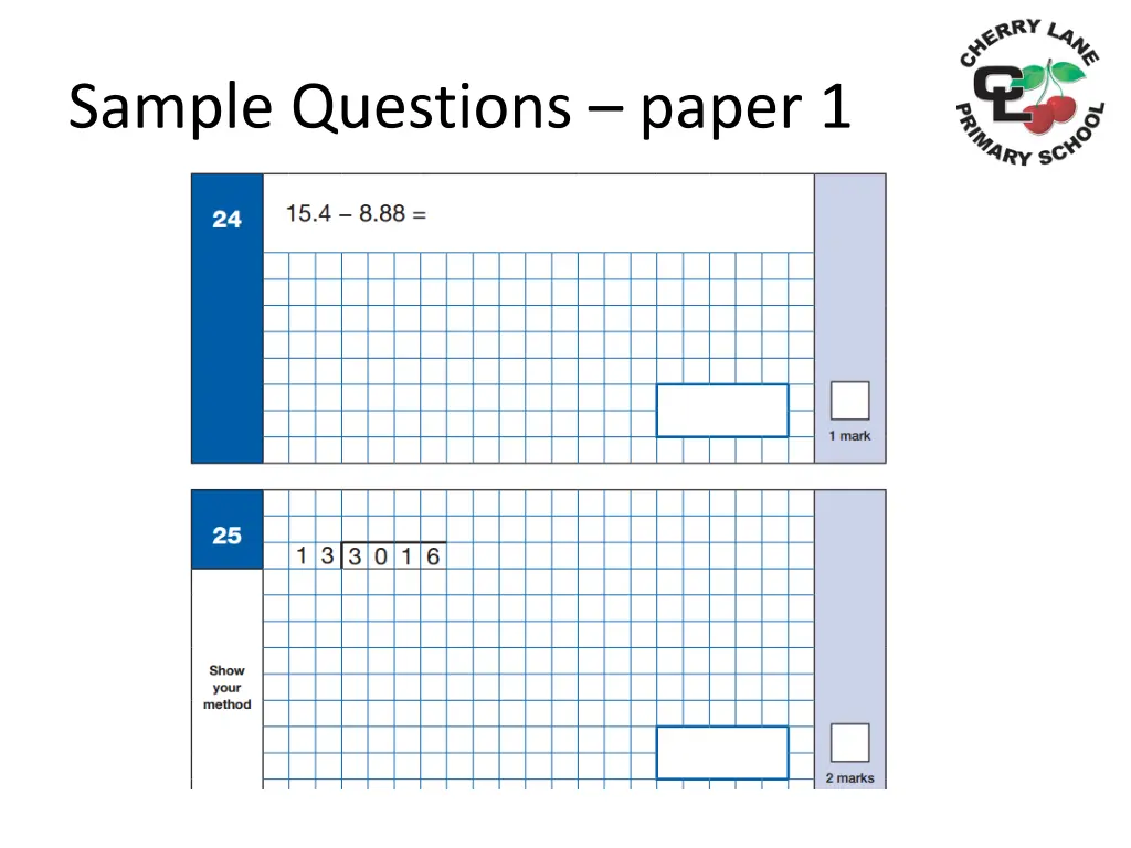 sample questions paper 1