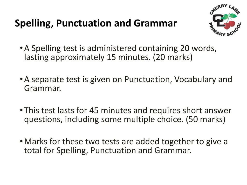 spelling punctuation and grammar