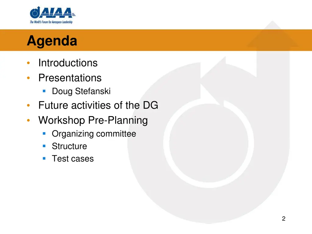 agenda
