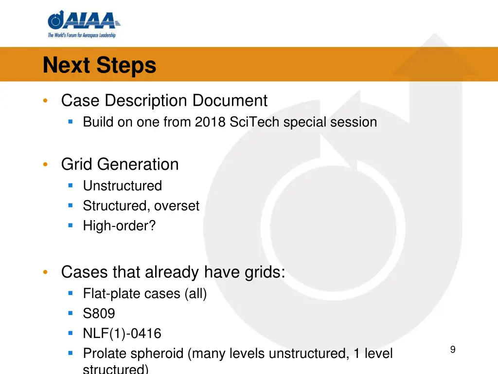 next steps