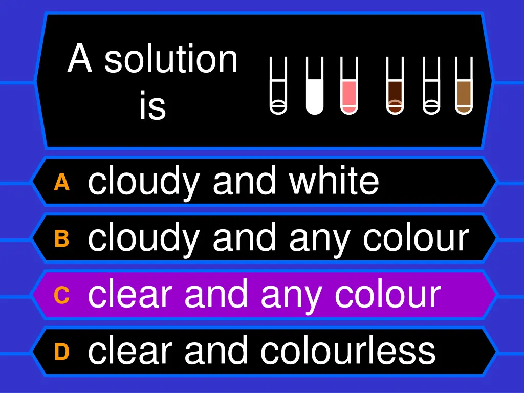 a solution is 1