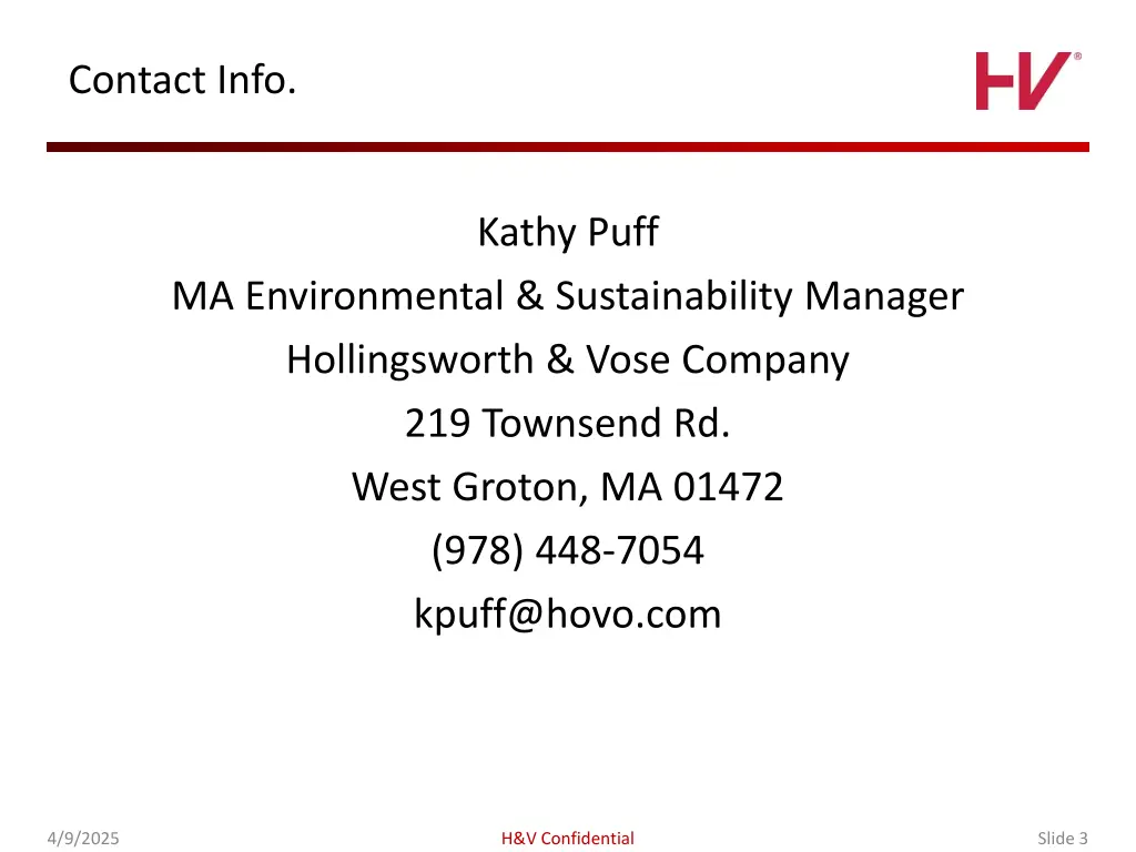 contact info