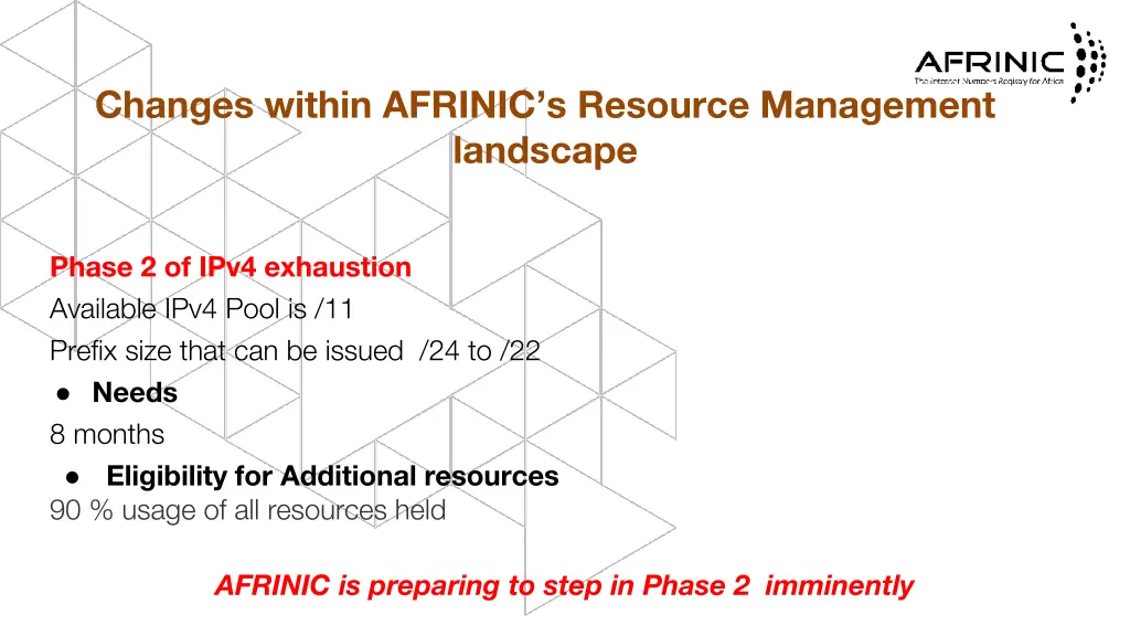 changes within afrinic s resource management 1