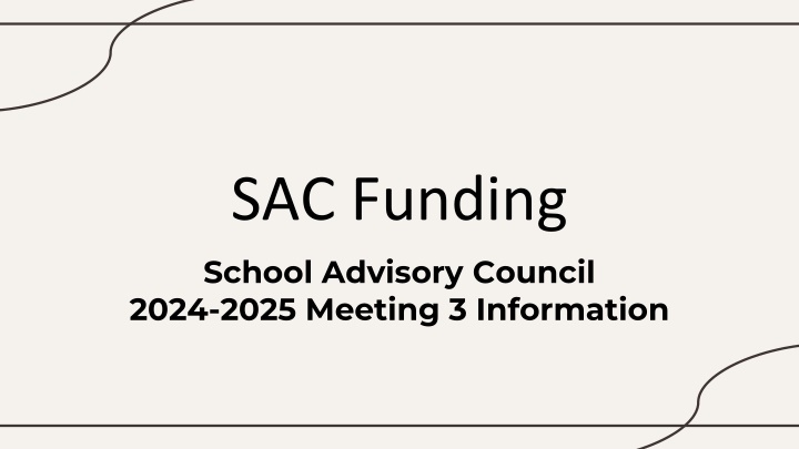 sac funding