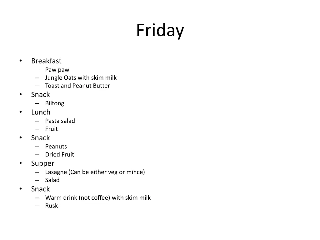 friday