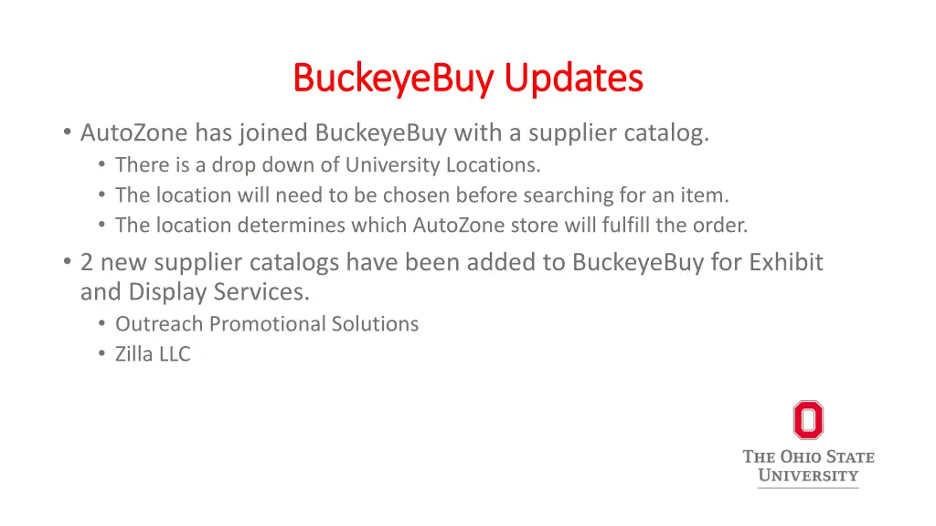 buckeyebuy buckeyebuy updates