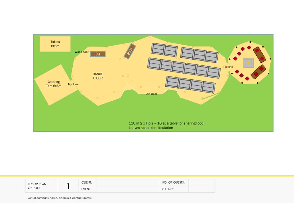 toilets 6x3m 2