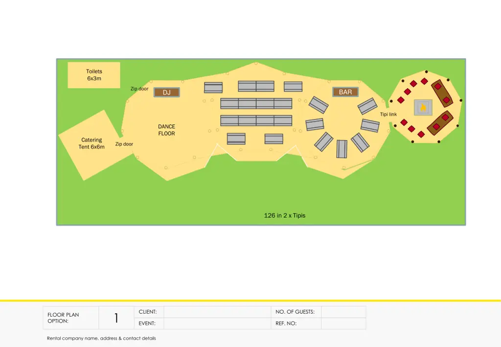 toilets 6x3m