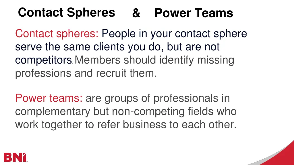 contact spheres