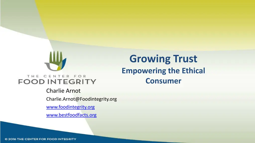 growing trust empowering the ethical consumer 1