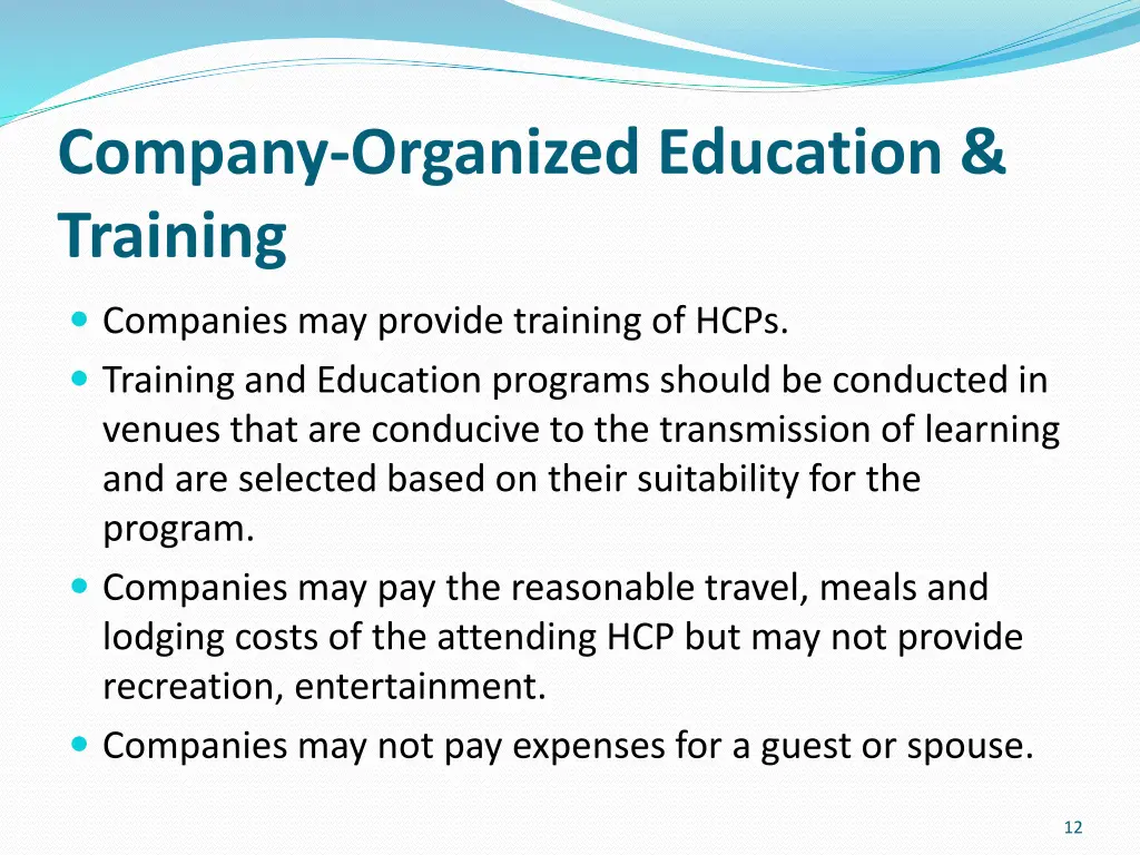 company organized education training