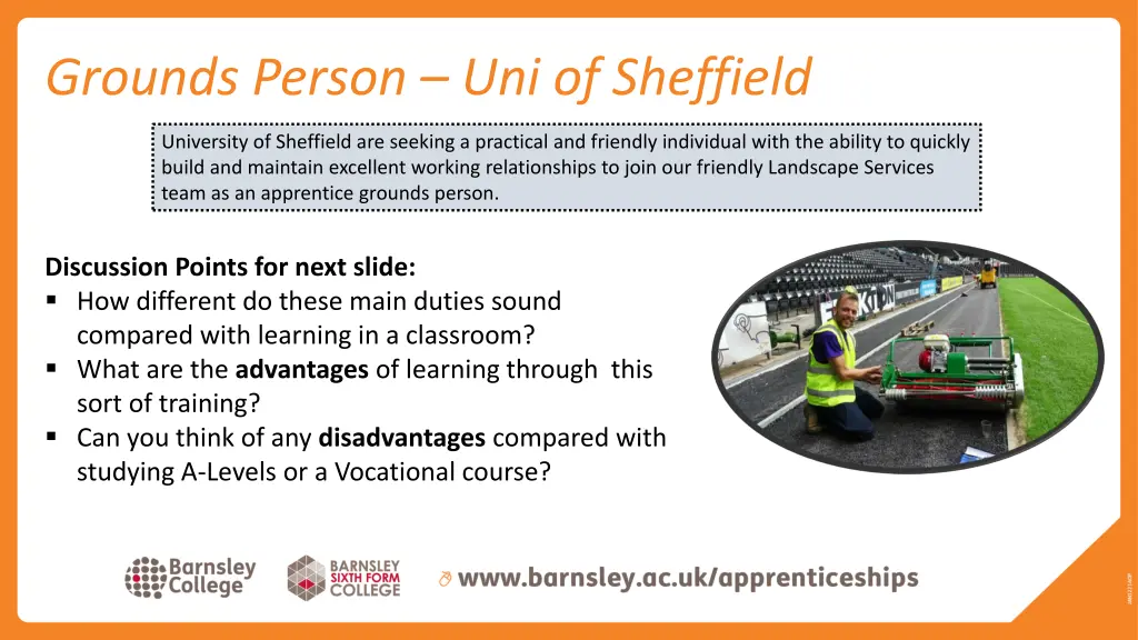 grounds person uni of sheffield