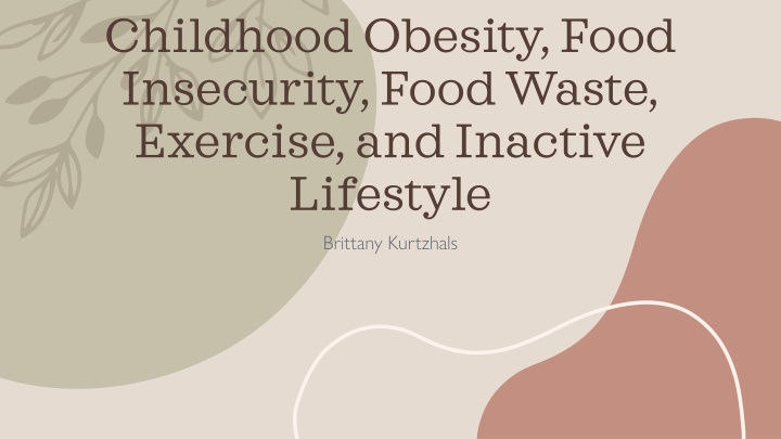 childhood obesity food insecurity food waste