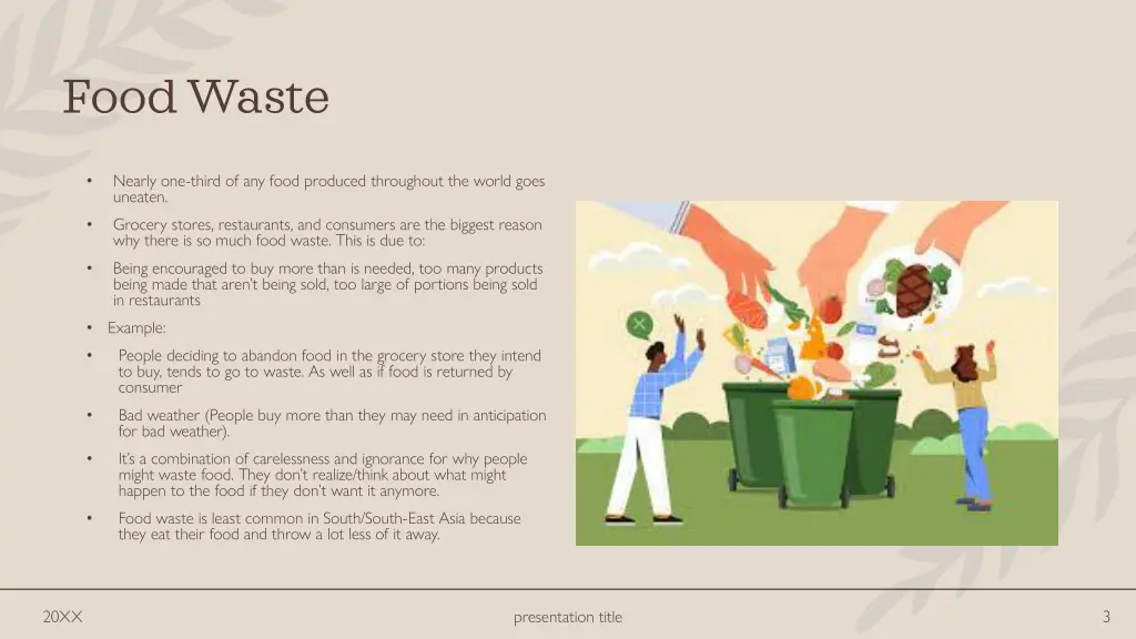 food waste