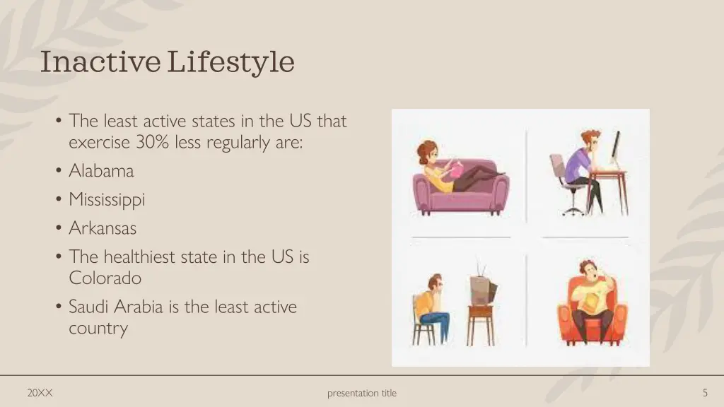 inactive lifestyle
