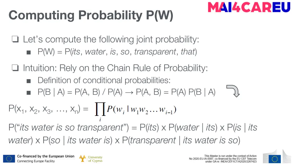 computing probability p w 3