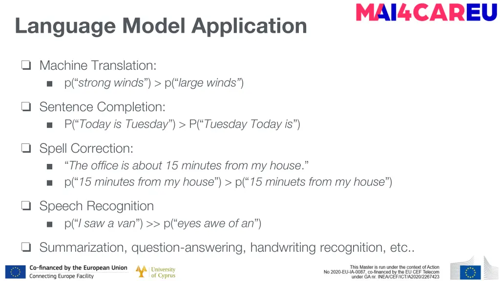 language model application