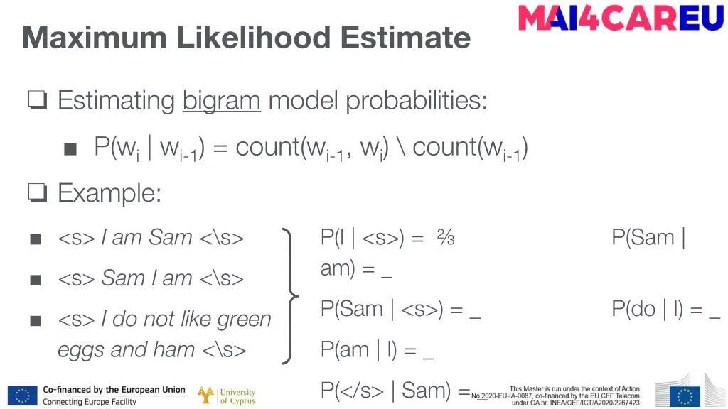 maximum likelihood estimate 1