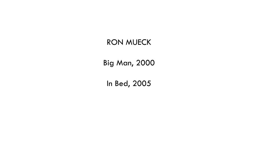 ron mueck