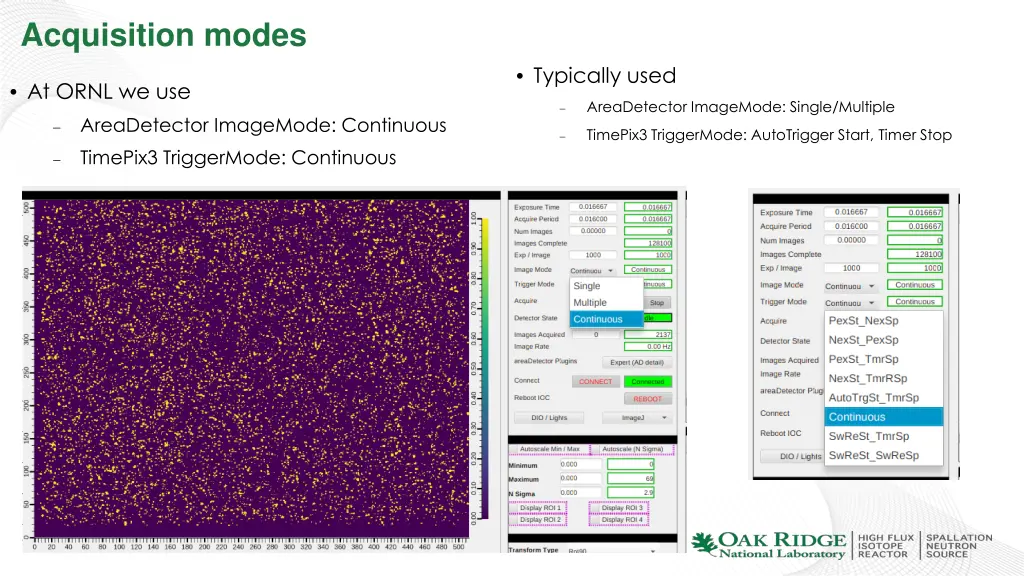 acquisition modes