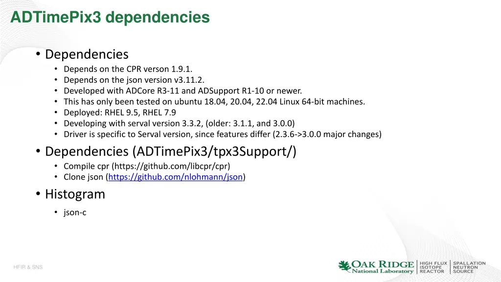 adtimepix3 dependencies