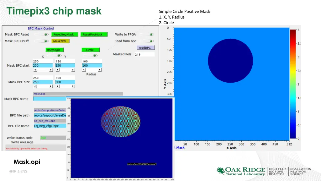 timepix3 chip mask 2