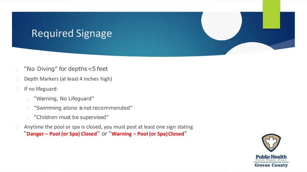 requiredsignage