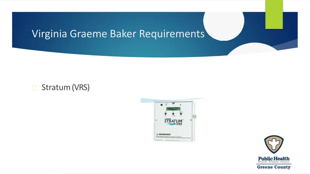 virginia graeme baker requirements 11