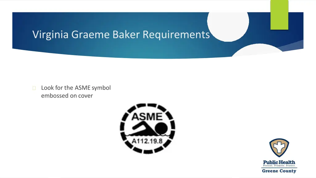 virginia graeme baker requirements 5