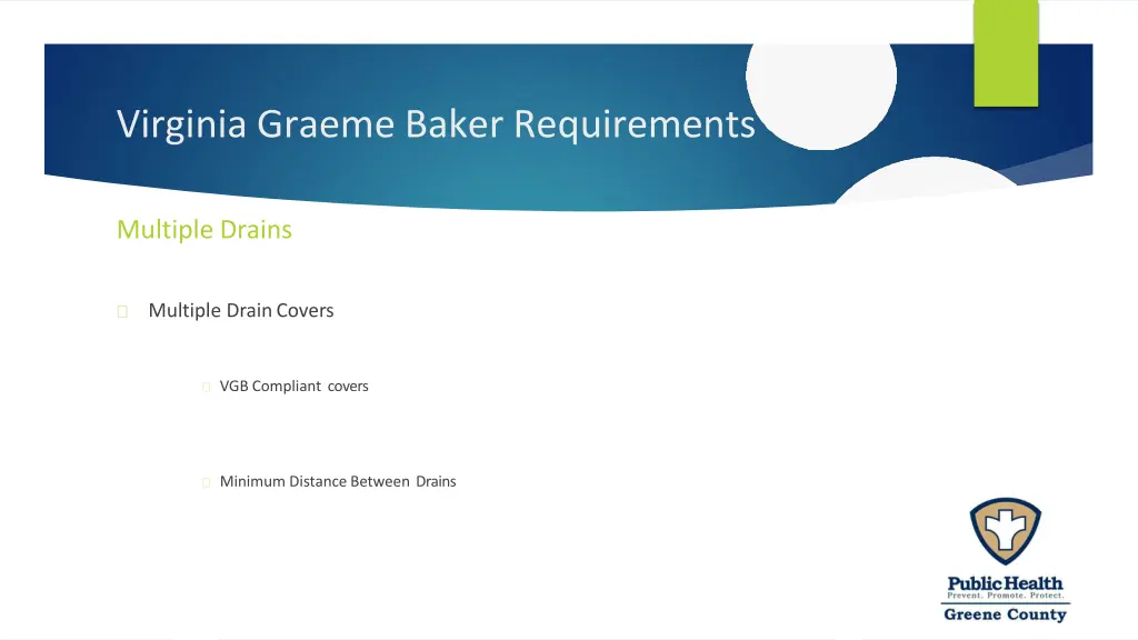 virginia graeme baker requirements 7