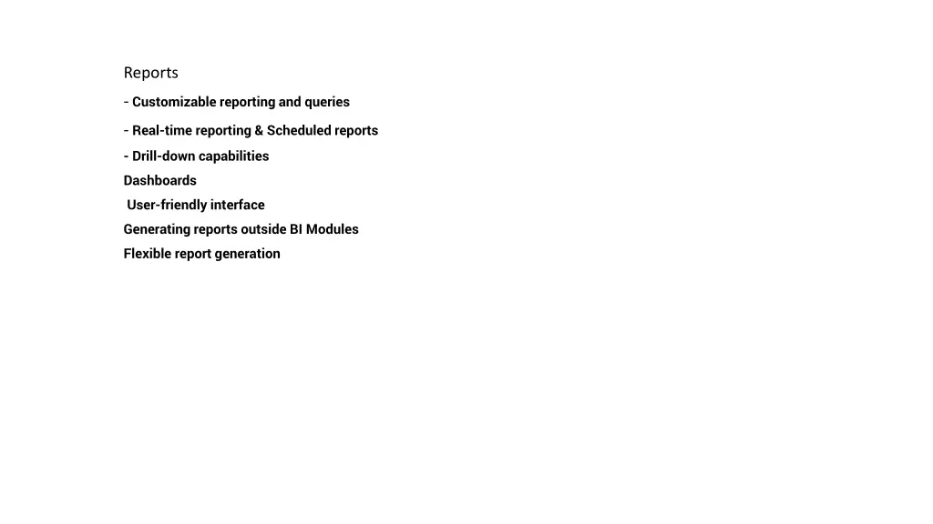 reports