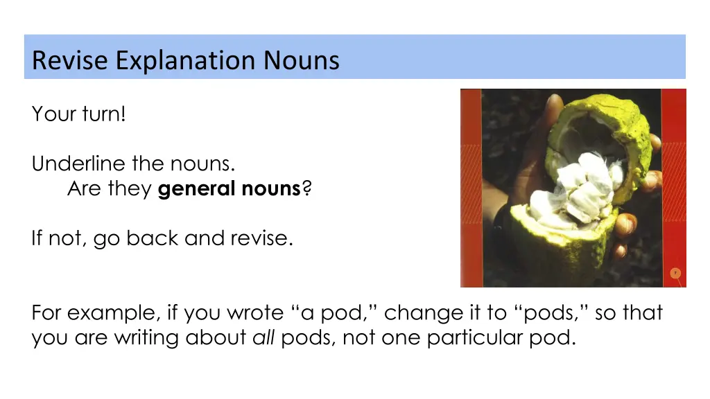 revise explanation nouns
