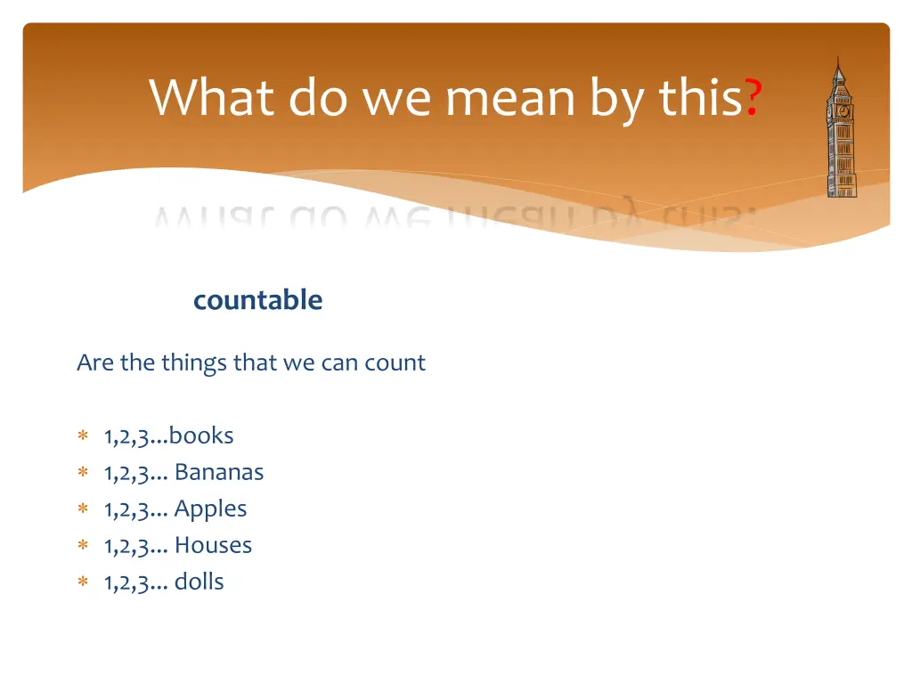 what do we mean by this