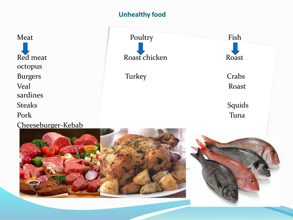 unhealthy food