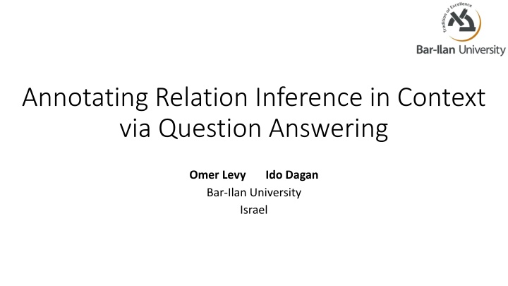 annotating relation inference in context