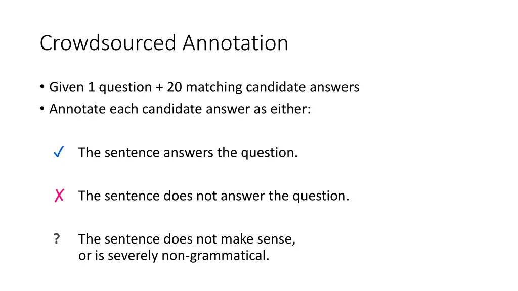 crowdsourced annotation