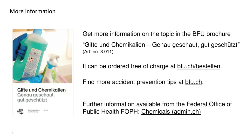 more information
