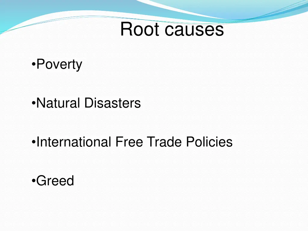 root causes