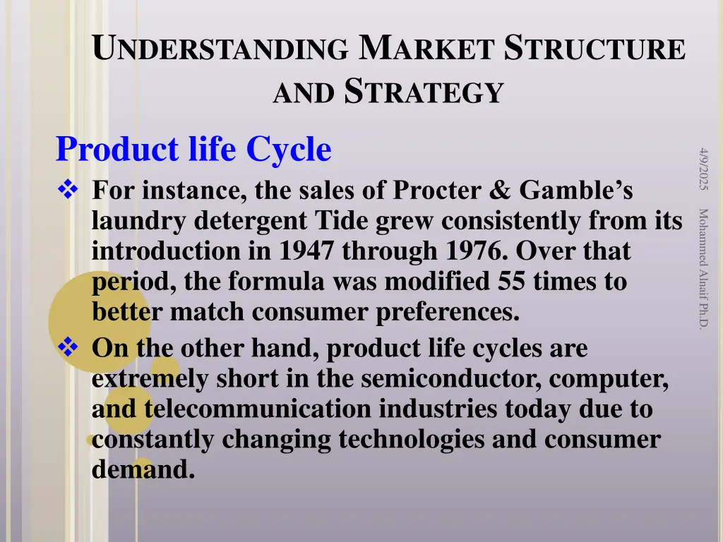 u nderstanding m arket s tructure and s trategy 31
