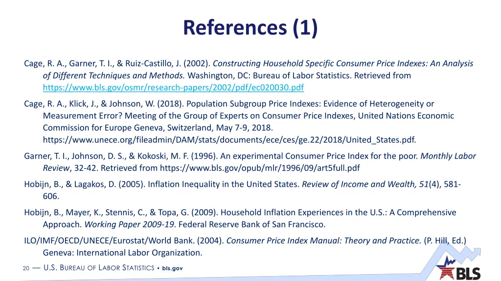 references 1
