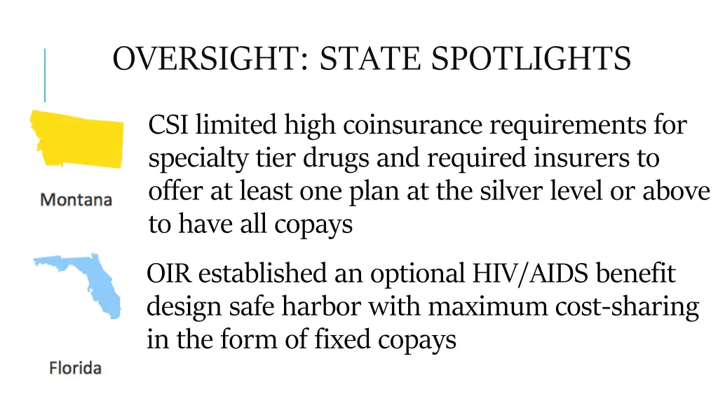 oversight state spotlights