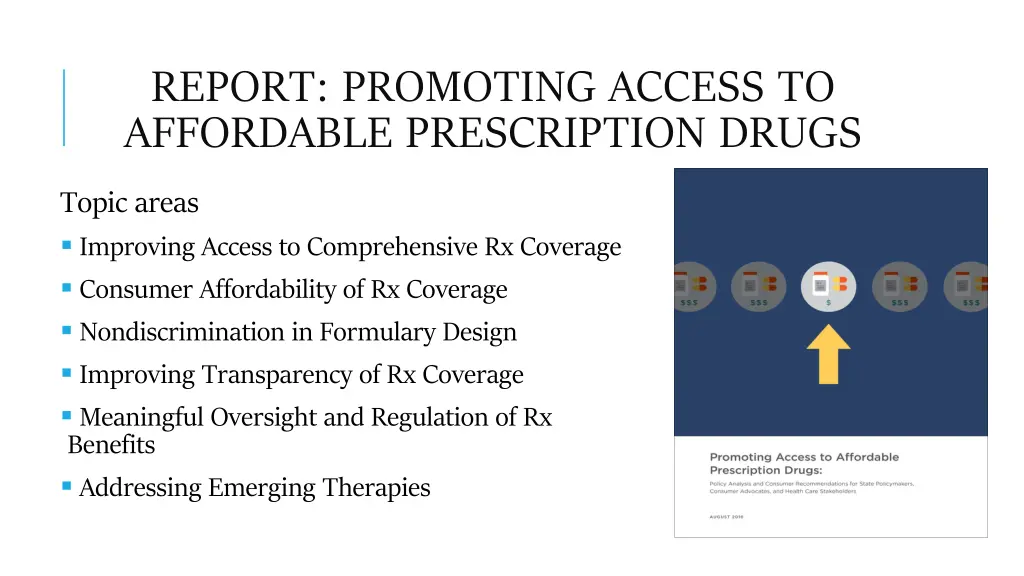report promoting access to affordable 1