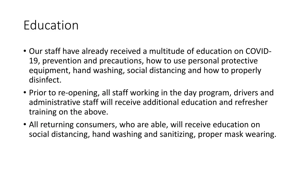 education